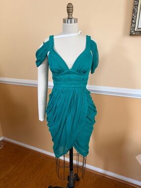 Catherine Malandrino pleated and draped dress